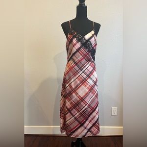 Bcbgeneration Plaid Slip dress Size Small